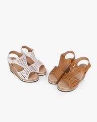 Sandal Đế Xuồng Hạnh Dung Quai Yếm Đục Lỗ HD29199AY