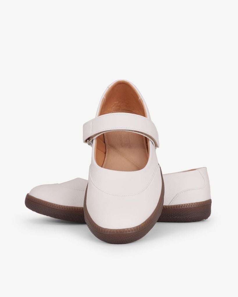 Giày Búp Bê Hạnh Dung Quai Dán Ngang HD29201AY