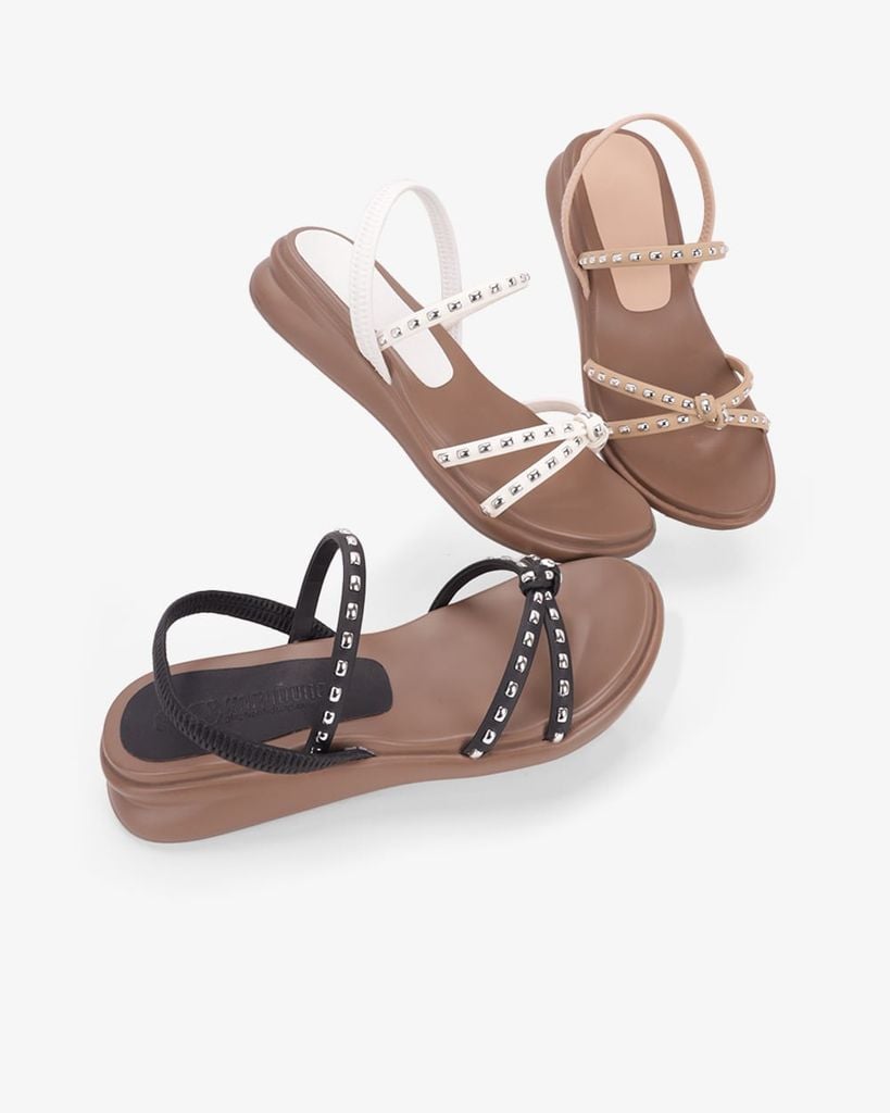 Sandal Đế Xẹp Hạnh Dung Quai Thắt Nút HD29209AY