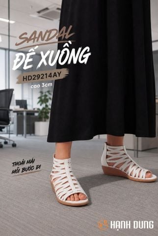 Sandal Đế Xuồng Hạnh Dung Chiến Binh HD29214AY