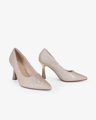 Giày Cao Gót Hạnh Dung Vân Châu Kim Tuyến HD0666BA