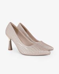 Giày Cao Gót Hạnh Dung Vân Châu Kim Tuyến HD0666BA