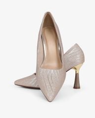 Giày Cao Gót Hạnh Dung Vân Châu Kim Tuyến HD0666BA