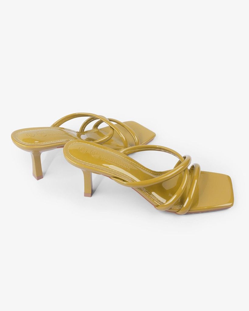 Dép Cao Gót Hạnh Dung Quai Mảnh Gót Nhọn HD1109AV