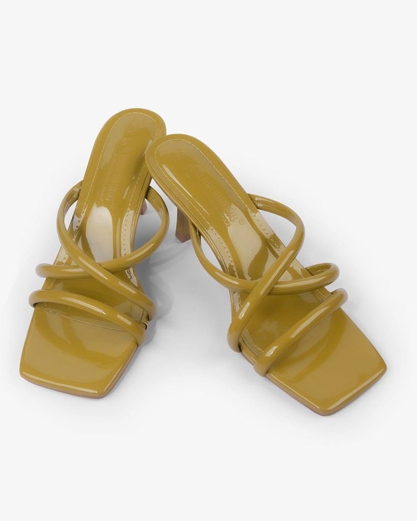 Dép Cao Gót Hạnh Dung Quai Mảnh Gót Nhọn HD1109AV