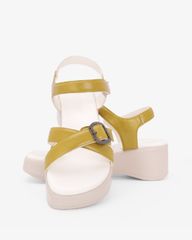Sandal Đế Xuồng Hạnh Dung Quai Đan Chéo Khóa HD11171AV
