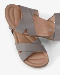 Sandal Xuồng Quai Đắp Chéo Trơn HD0324AC