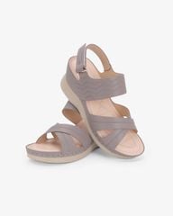 Sandal Đế Xuồng Hạnh Dung Quai Chéo Dập Vân HD0333AC