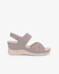 Sandal Đế Xuồng Hạnh Dung Quai Chéo Dập Vân HD0333AC