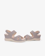 Sandal Đế Xuồng Hạnh Dung Quai Chéo Dập Vân HD0333AC