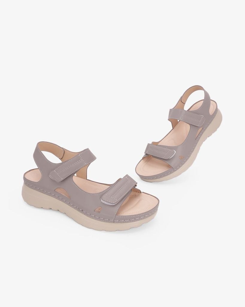 Sandal Đế Xuồng Hạnh Dung Quai Dán Đôi HD0334AC