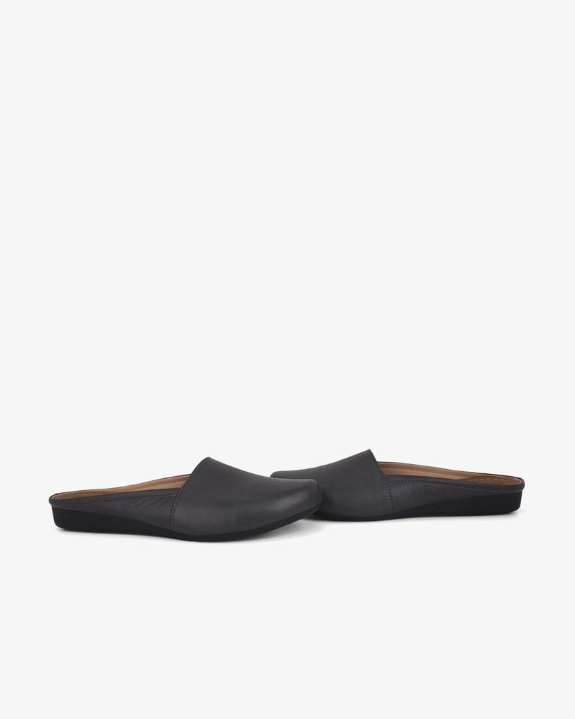 Dép Bít Mũi Hạnh Dung Trơn Mũi Tròn HD041093AD