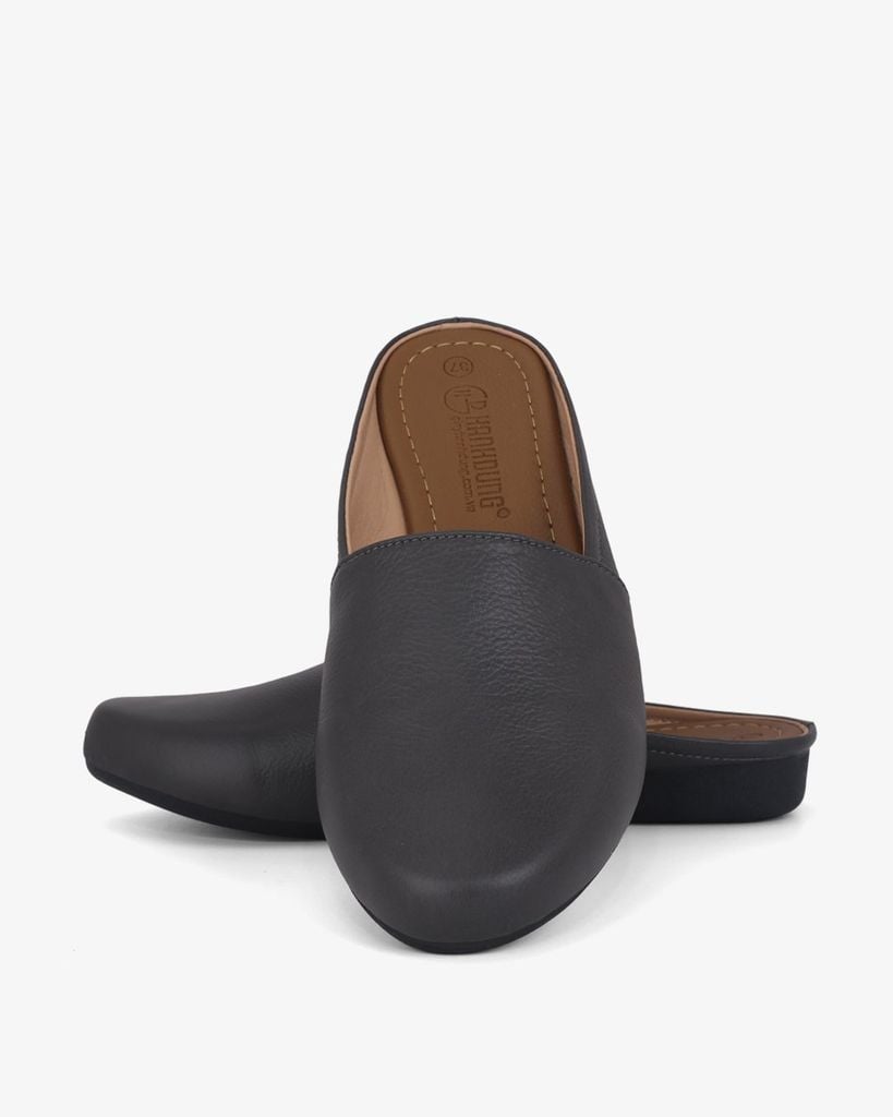 Dép Bít Mũi Hạnh Dung Trơn Mũi Tròn HD041093AD