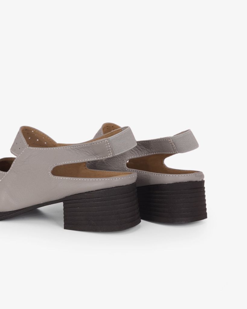 Giày Sandal Cao Gót Hạnh Dung Da Đục Lỗ HD041115AD