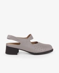 Giày Sandal Cao Gót Hạnh Dung Da Đục Lỗ HD041115AD