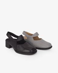 Giày Sandal Cao Gót Hạnh Dung Da Đục Lỗ HD041115AD