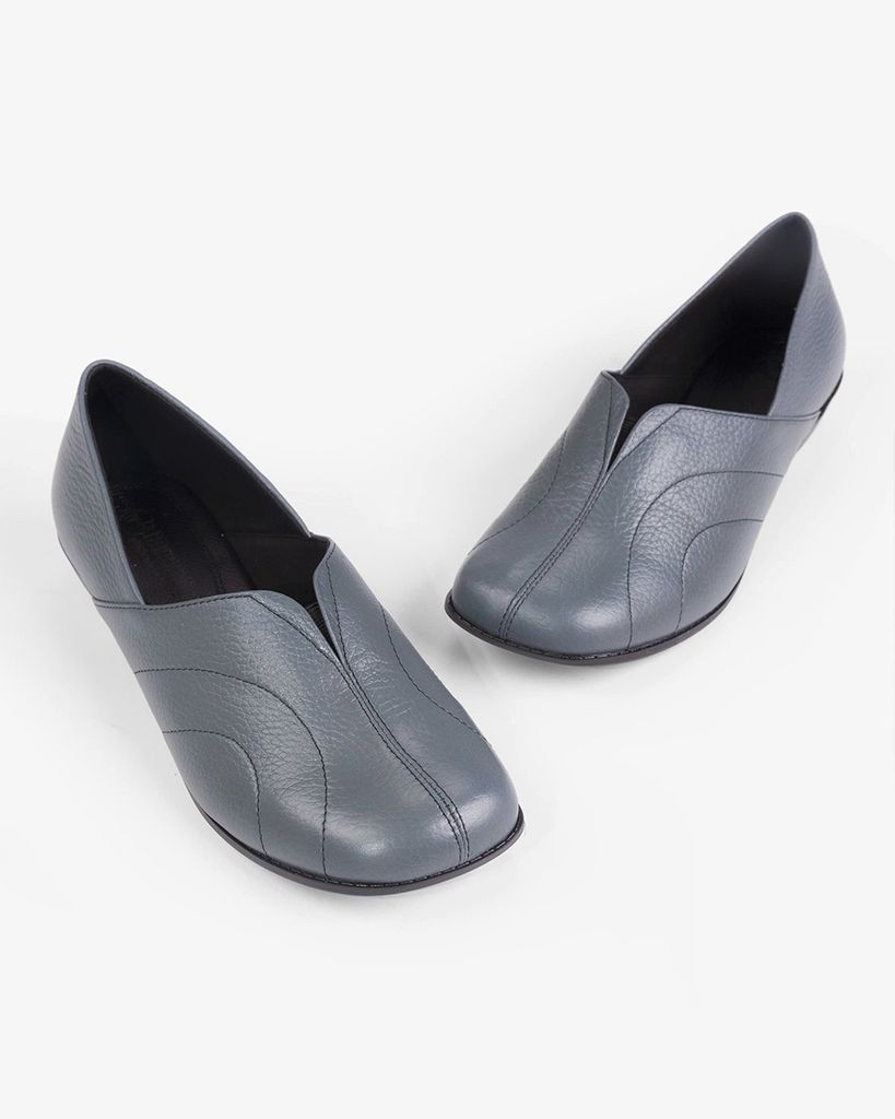 Giày Đế Xuồng Hạnh Dung Viền Chỉ Cách Điệu HD04975AD