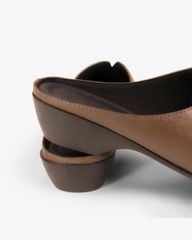 Dép Bít Mũi Hạnh Dung Đắp Trơn HD04977AD