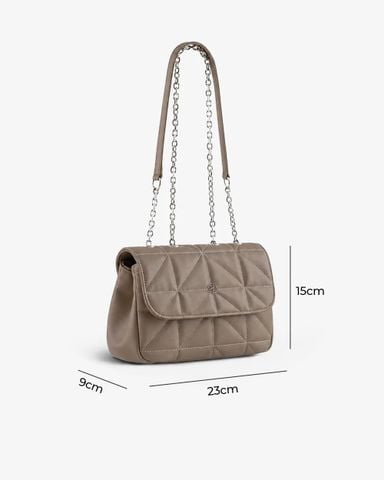 Túi Đeo Vai Hạnh Dung Phối Xích Đôi HD0712BM
