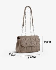 Túi Đeo Vai Hạnh Dung Phối Xích Đôi HD0712BM