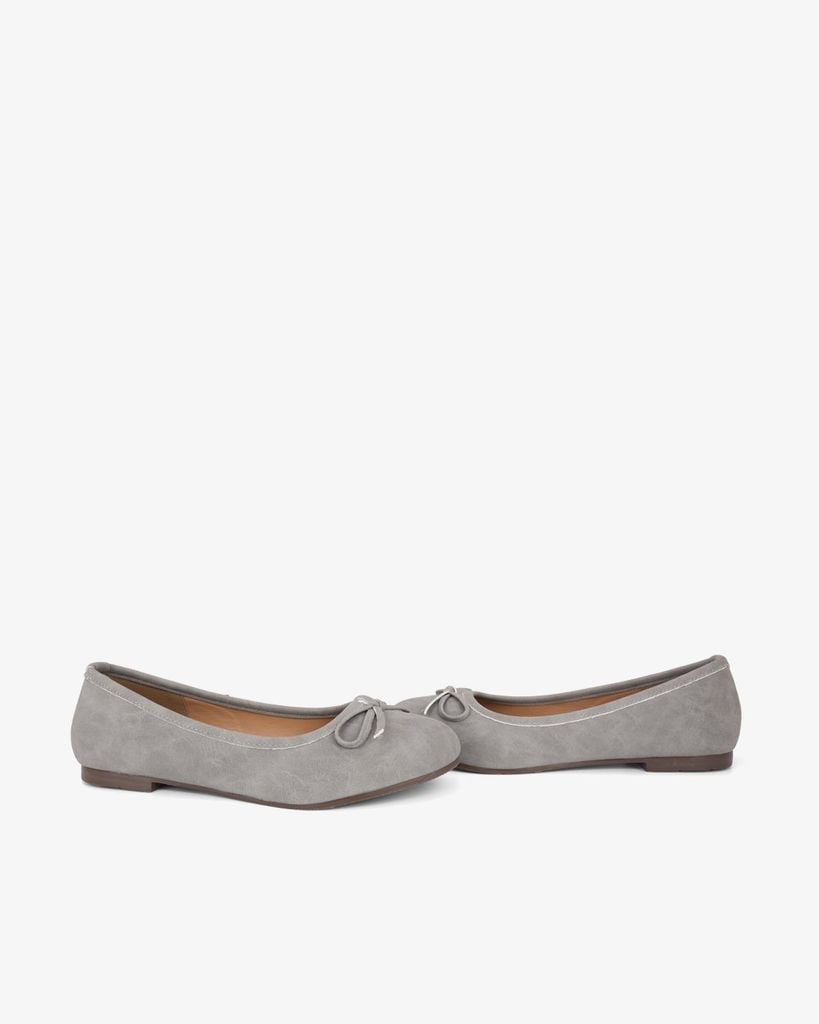 Giày Búp Bê Hạnh Dung Mũi Tròn Quai Nơ HD11112AV