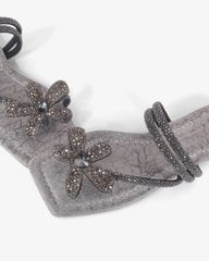 Dép Xẹp Hạnh Dung Quai Xỏ Ngón Hoa Xoàn HD11121AV