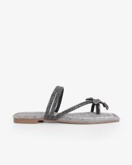 Dép Xẹp Hạnh Dung Quai Xỏ Ngón Hoa Xoàn HD11121AV