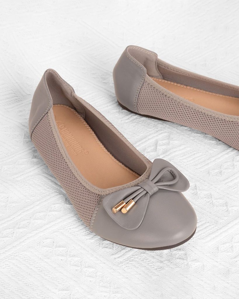 Giày Búp Bê Hạnh Dung Nơ Dây Chuông HD1126AV