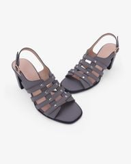 Sandal Cao Gót Hạnh Dung Quai Tán Đinh Tầng HD29206AY