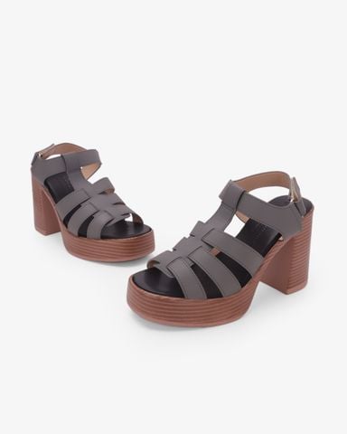 Sandal Cao Gót Hạnh Dung Quai Chiến Binh HD29208AY