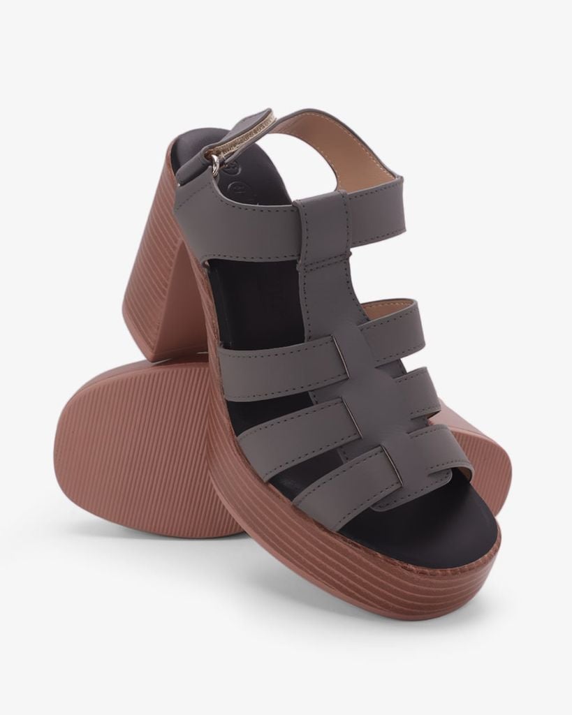 Sandal Cao Gót Hạnh Dung Quai Chiến Binh HD29208AY
