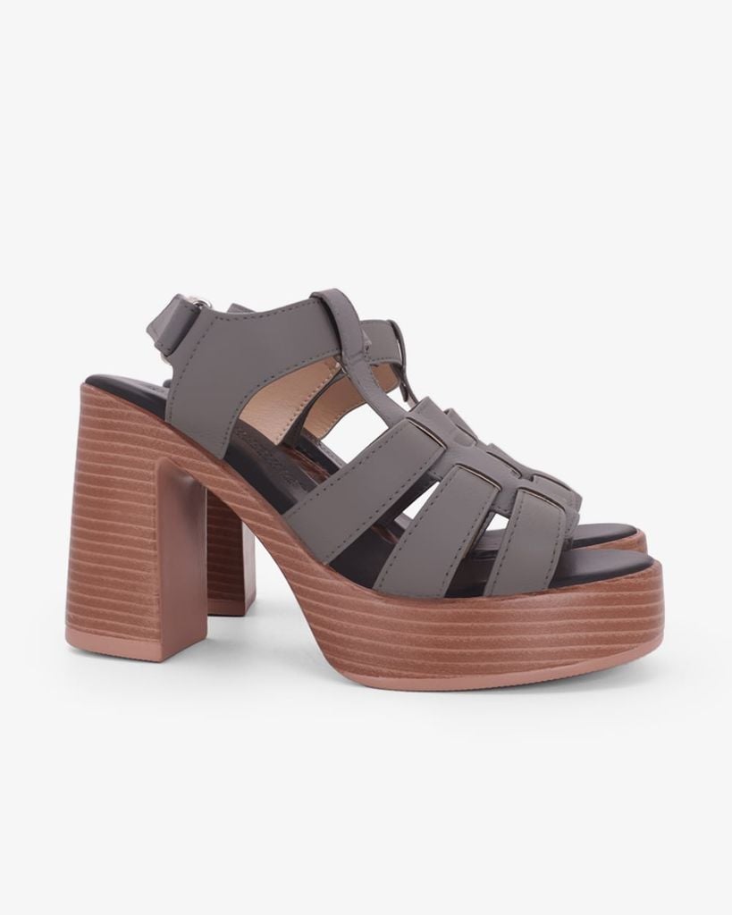 Sandal Cao Gót Hạnh Dung Quai Chiến Binh HD29208AY