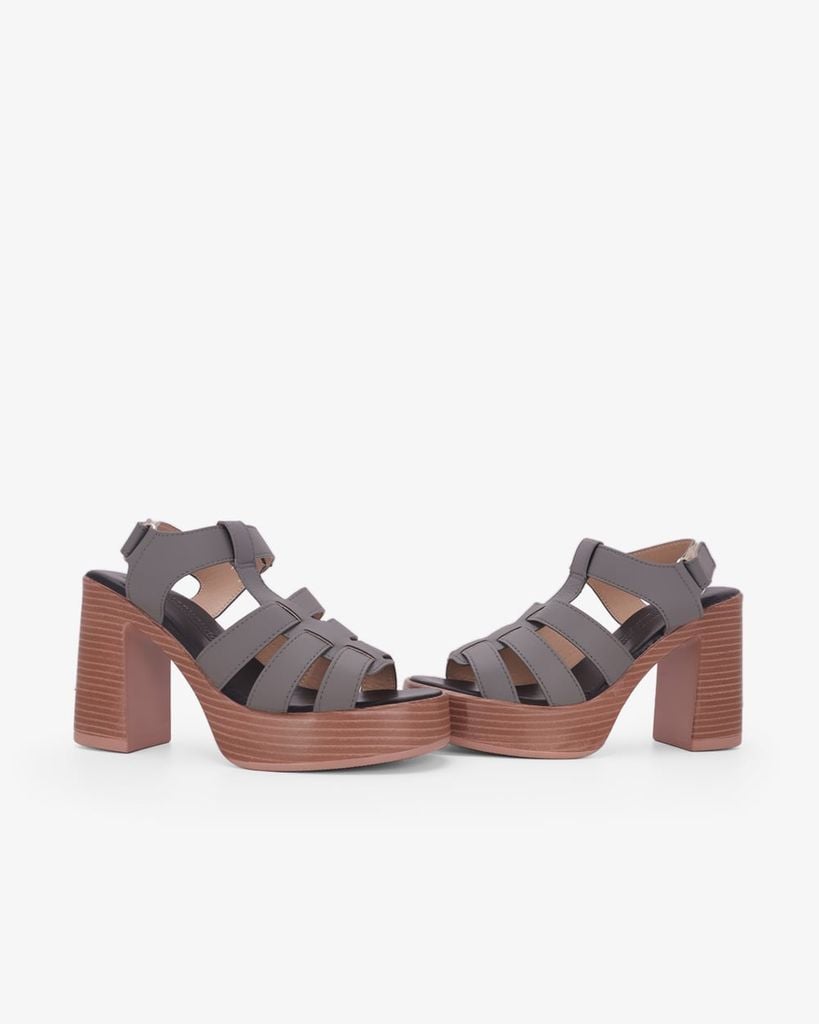 Sandal Cao Gót Hạnh Dung Quai Chiến Binh HD29208AY