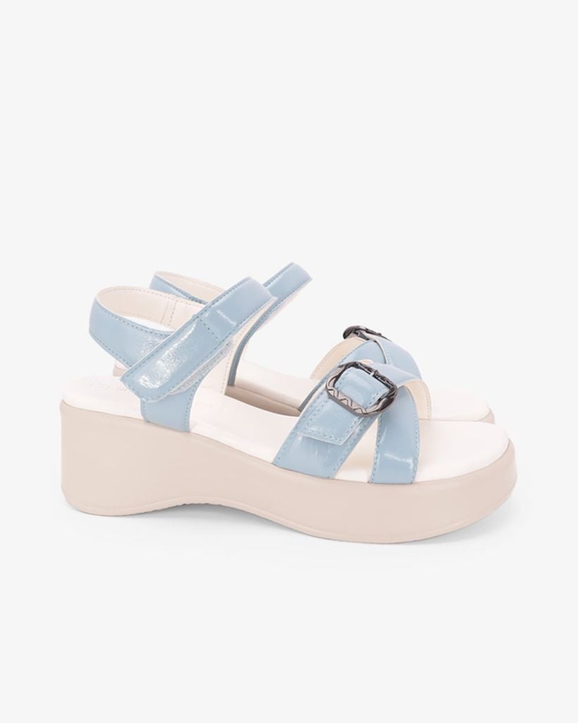 Sandal Đế Xuồng Hạnh Dung Quai Đan Chéo Khóa HD11171AV