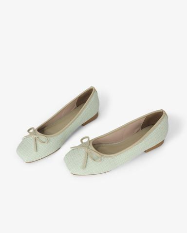 Giày Búp Bê Hạnh Dung Nơ Dây Mảnh HD0937AS