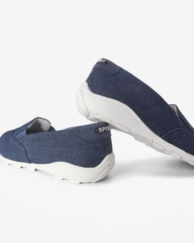 Giày Bata Hạnh Dung Mũi May Vòng Cung HD11116AV