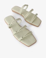 Dép Xẹp Hạnh Dung Ba Quai Mảnh Thắt Nút HD27329BI