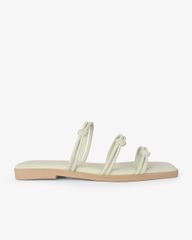 Dép Xẹp Hạnh Dung Ba Quai Mảnh Thắt Nút HD27329BI