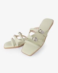 Dép Xẹp Hạnh Dung Ba Quai Mảnh Khóa Xoàn HD27330BI