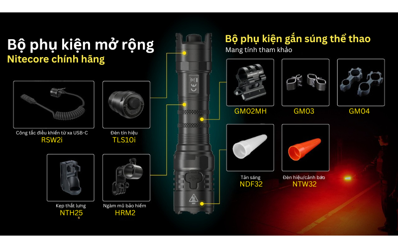Nitecore P23i - Đèn pin cầm tay tự vệ siêu sáng