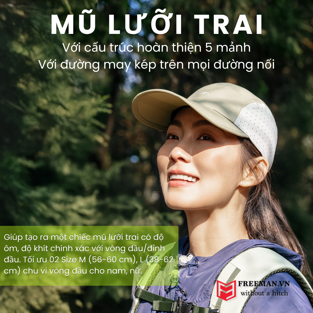 Naturehike CYY2621FS011 mũ lưỡi trai thể thao gấp gọn