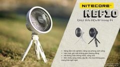 Nitecore NEF10 - Quạt làm mát kết hợp đèn lều siêu sáng