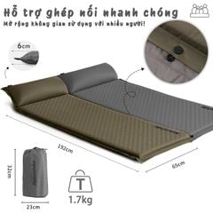 Naturehike CNK2300DZ014 - Đệm hơi tự căng với lớp bọt biển êm ái