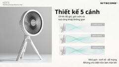Nitecore NEF10 - Quạt làm mát kết hợp đèn lều siêu sáng