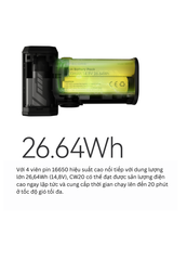Quạt cầm tay làm mát, tạo gió Nitecore CineWind CW20