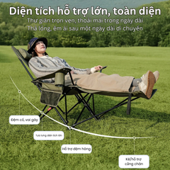Naturehike CNK2550JJ019 ghế ngồi cắm trại với tư thế nằm thư giãn cao nhất