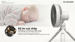 Nitecore NEF10 - Quạt làm mát kết hợp đèn lều siêu sáng