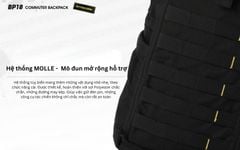 Nitecore BP18 - Balo mang đồ cá nhân với phong cách chiến thuật