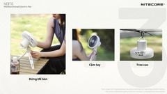 Nitecore NEF10 - Quạt làm mát kết hợp đèn lều siêu sáng