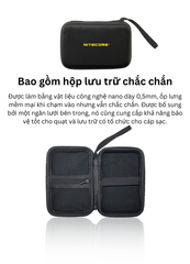 Quạt cầm tay làm mát, tạo gió Nitecore CineWind CW20